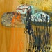 Original Painting Abstract Mixed Media Wood Art by Aisyah Ang with Cert