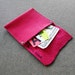 Cover wallet - Rose pink leather