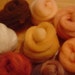 Hand-dyed Wool Roving - Skin Tones Multipack - Free Domestic Shipping