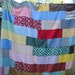 aunt leona's quilt top bold patchwork from the past