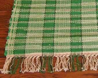 Rag Rug Country Green Short and Sweet