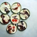 Vintage Monkey Magnet Set
