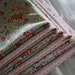 Chic Cloth Napkins-Shabby Chic Springtime-Reclaimed Bed Linens