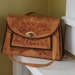 GOING VEGAN SALE Tooled Leather Handbag. Mexico.
