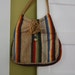 GOING VEGAN SALE Old wool tote bag. Multi-color. Ethnic.
