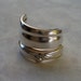 Spoon Ring Silverware Jewelry Recycled Radiance Sidewinder Made to Order