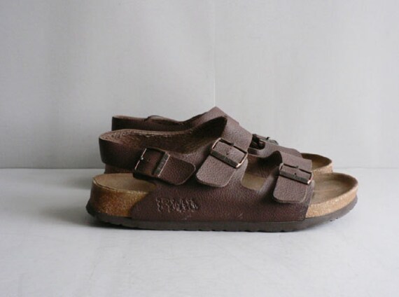 Men's Vintage Brown Birkenstock Sandals Size 10 by Etsplace