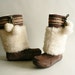 Women's Woolly Mukluks Furry Boots Size 8