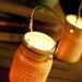 Set of Two Translucent Porcelain Ball Mason Jars