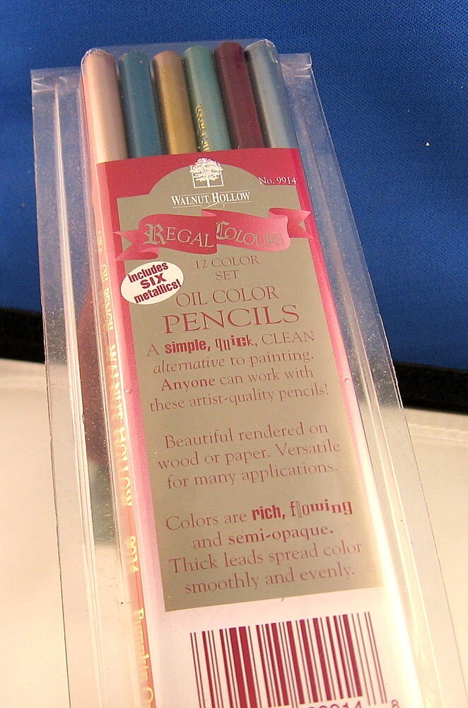 New 12 Walnut Hollow Oil Color Pencils for Wood and by caraex