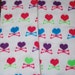 Baby Leg Warmers and Toddler Leg Warmers - white hearts and cross bones