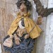 Primitve Witch Doll with Bat Wand SPPO Battella