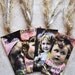 HEALING HOPE TAG Set B four vintage collage girls inspirational gift bookmark
