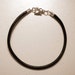 LEATHER BRACELET, HEART CLASP. MANY COLORS AVAILABLE
