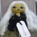 Primitive Folk Art Bust Doll Halloween Ornament Ghoulie
