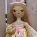Primitive Folk Art Doll Quilt top Skirt RESERVED FOR KeytothePassed Payment 1