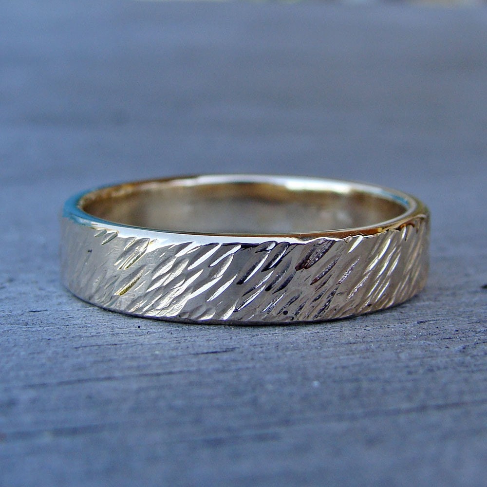 Wheat Ring Recycled 14k Yellow Gold Made to Order