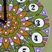 Doctor Seuss - a Popsicle Clock made from Recycled Vinyl Record