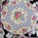 Mosaic Tiles Vintage Pink Flower Rose Limoges Focal Plate Border Flower Pieces