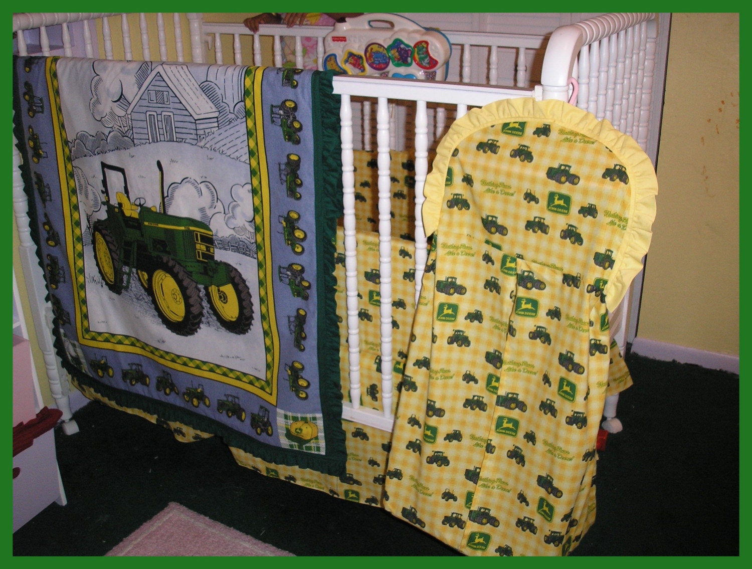 New John Deere full Crib Bedding Set