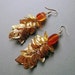 RESERVED FOR ARELY123 - Fall earrings and Simplicity blue grey quartz and sterling