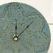 Stitch in Time Too Ceramic Wall Clock in Smoky Blue