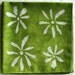 basil green daisy napkins