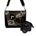 Deluxe DSLR Camera Lens Bag Case zipper pocket more padding - Viveinne Damask