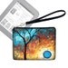 CLEARANCE Kindle Case / Kindle 4 Case / New Nook Case / Kindle Touch Cover / Padded eReader Case Wristlet Aqua Burn MADART (RTS)
