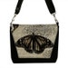 SALE Digital SLR Camera Bag Dslr Camera Bag Purse Womens Camera Bag Case - Vintage Butterfly black neutral (RTS)