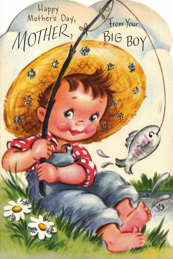 Vintage Happy Mother's Day From Your Big Boy Greetings