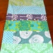 Table Topper/Placemat - Modern Blue and Green