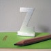 Letter Z - Cast Aluminum - Vintage Sign