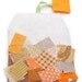Felt Tea Bag Drink Coaster with Scrappy Fabric