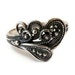 Filigree Heart Sterling Silver Ring