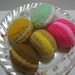 Christmas in July Sale (Was USD3.50) PDF Crochet Food Pattern - Macaroons
