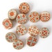 Brooch - French EMBROIDERY Ephemera - FREE Shipping
