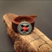 R998 little brown button ring