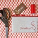 Personalized zipper pouch - your name or word embroidered on linen