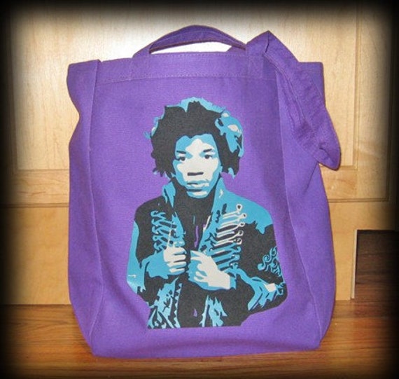 Items Similar To Jimi Hendrix Tote Bag On Etsy 