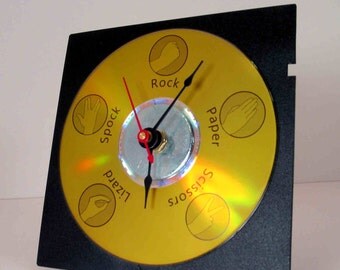 Rock Paper Scissors Lizard Spock Clock