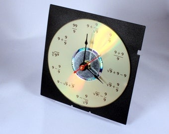 Math Equation Clock - The Clock of 9s