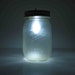 Fire Fly White Mason Jar Night Light