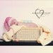 FEATURED WWW PARENTS COM - Funky Newborn Munchkins Hat - Custom Knit - Stocking Cap - pretty pink and hot pink stripes with cord and tassle