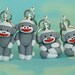 Sock Monkey Stitch Markers (set of 4)
