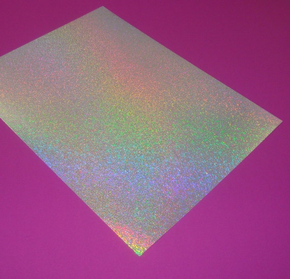 iridescent glitter paper / 20 sheets / inkjet laser printable