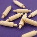 16 miniature rolling pins . solid unfinished wood for doll houses . LAST of stock