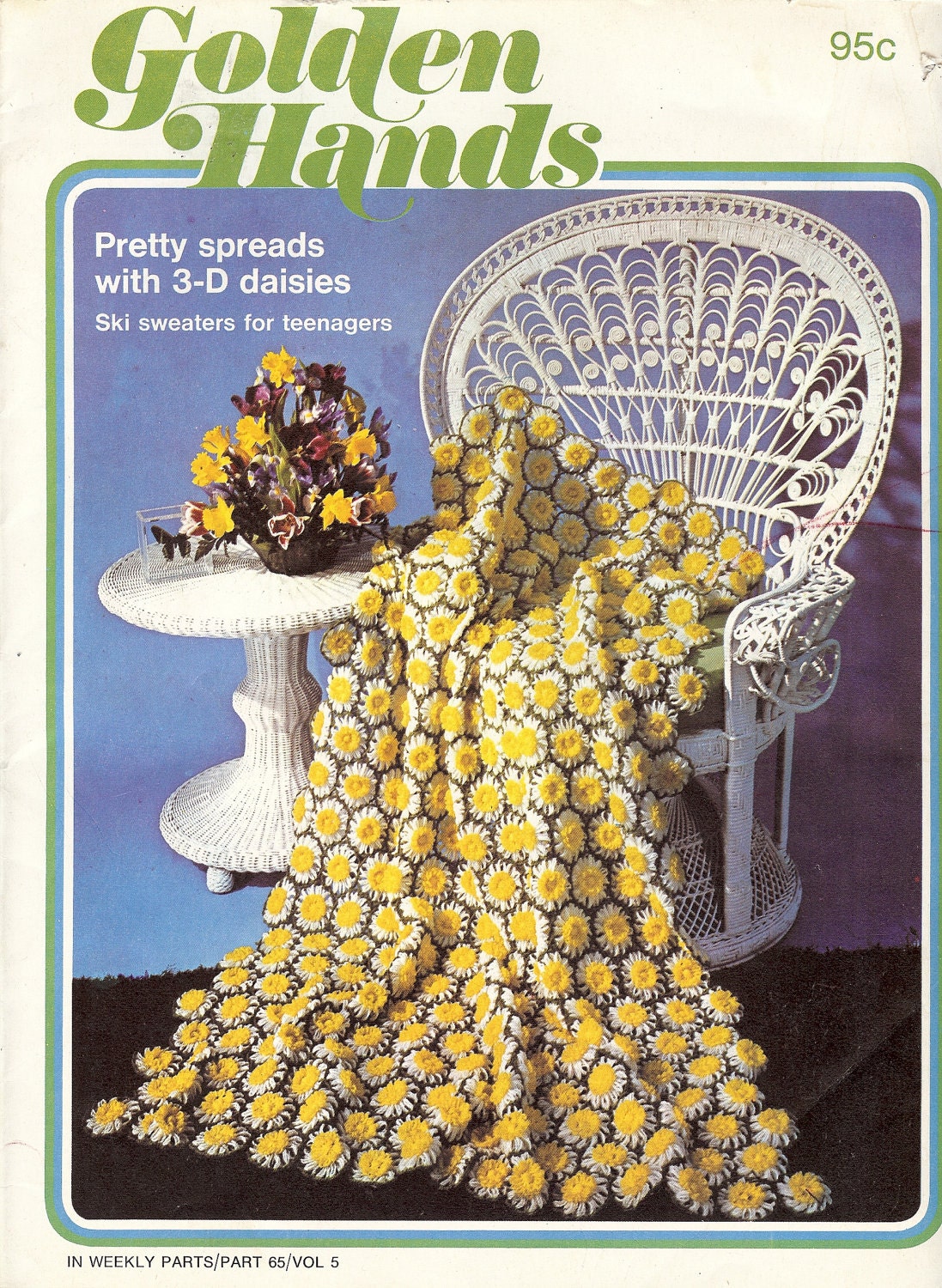 Golden Hands Flower Loom Afghan Pattern