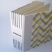SALE: Handmade Album in Ochre ZigZag (Small)