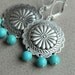 Regan Earrings - Silver - Sleeping Beauty Turquoise